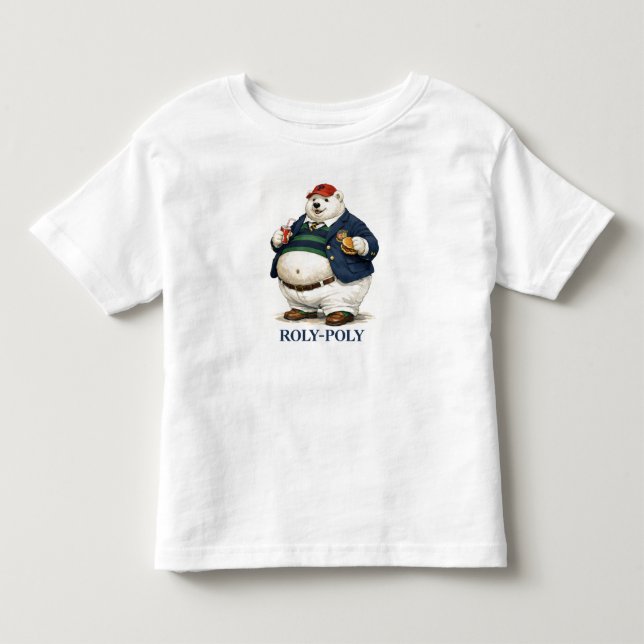 De Bebé Camiseta infantil Roly Poly (Anverso)