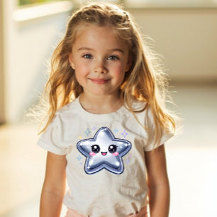 De Bebé Camiseta infantil Silver Star Y2K Sparkle