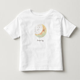 De Bebé Camiseta infantil "Sueña en Grande" Luna y Estrell