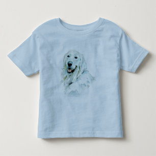 De Bebé Camiseta inglesa del golden retriever