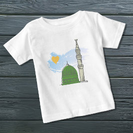 De Bebé Camiseta islámica bebé: Masjid Minimalista an-Naba