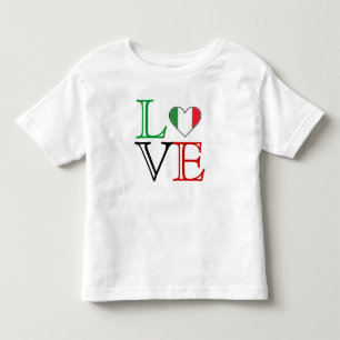 De Bebé Camiseta italiana del amor
