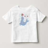 Camiseta juguetona del sello