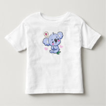 Camiseta Kawaii Arcoíris Koala Lindo