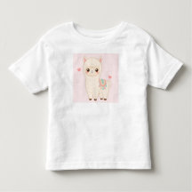 Camiseta Kawaii Chibi Alpaca Llama Lindo