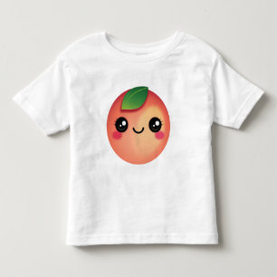 De Bebé Camiseta Kawaii Peach Toddler