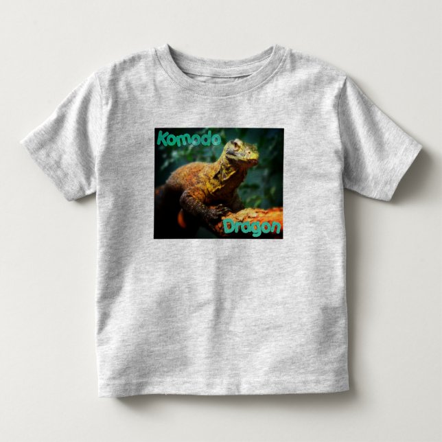De Bebé Camiseta Komodo Dragon (Anverso)