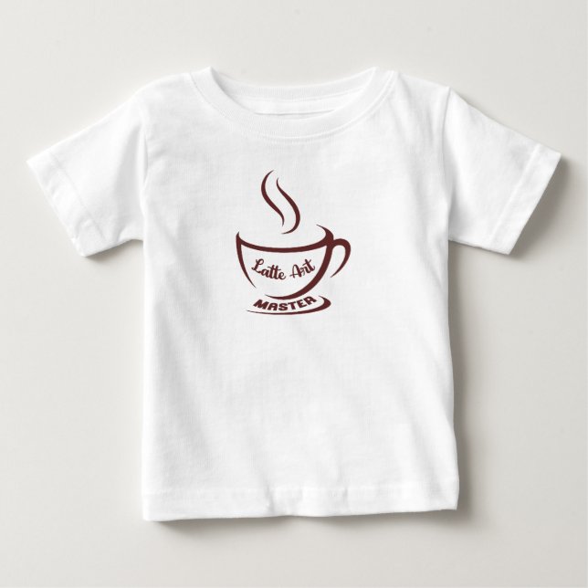 De Bebé Camiseta Latte Art Master (Anverso)