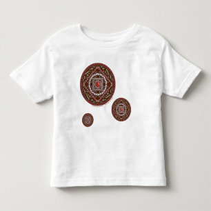De Bebé Camiseta ligera para niños y bebés Aries Mandala