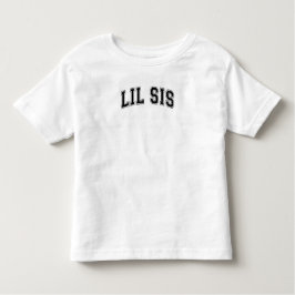 De Bebé Camiseta Lil Sis para niñas