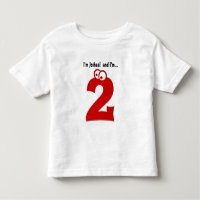 Camiseta linda del cumpleaños para el número del