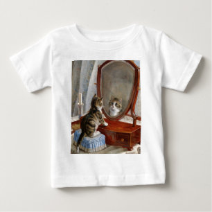 De Bebé Camiseta linda del niño del arte del vintage del