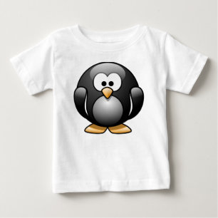 De Bebé Camiseta linda del niño del pingüino
