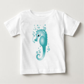 De Bebé Camiseta linda del Seahorse del niño del KRW