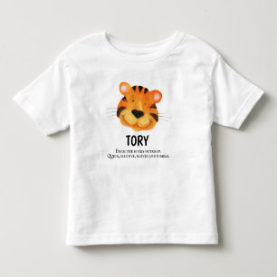 De Bebé Camiseta linda del significado del nombre del