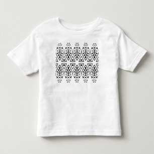 De Bebé Camiseta Línea Ornamental Gótica Elegante Camiseta
