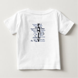 De Bebé Camiseta - líneas familiares
