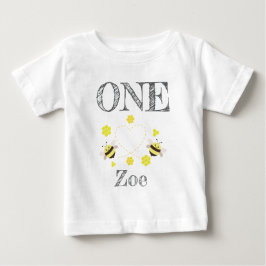De Bebé Camiseta Little Honey Niños Cumpleaños 1