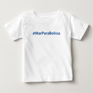 De Bebé Camiseta Mar para Bolivia