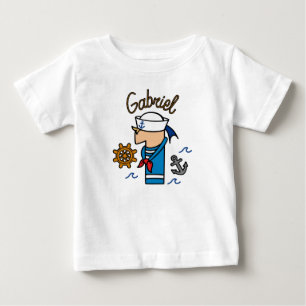 De Bebé Camiseta marinero 1º cumpleaños
