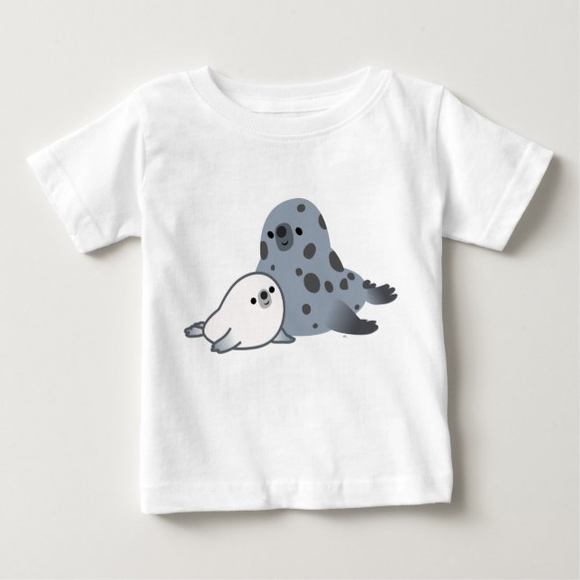 De Bebé Camiseta Materna Y Camiseta Infantil Cute Personal (Anverso)