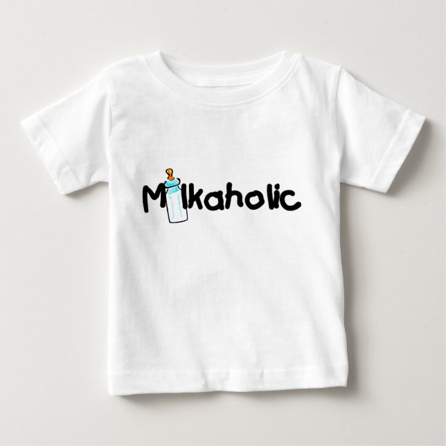 De Bebé Camiseta Milkaholic Baby (Anverso)