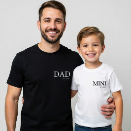 De Bebé Camiseta Mini Toddler | Conjunto Padre e Hijo a Ju