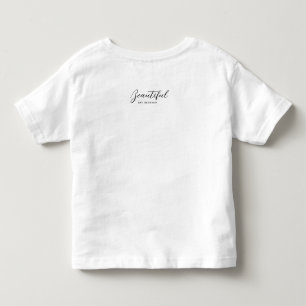 De Bebé Camiseta Minimalista para Niños con Letra Bonita