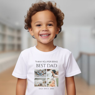 De Bebé Camiseta moderna personalizada para niños pequeños