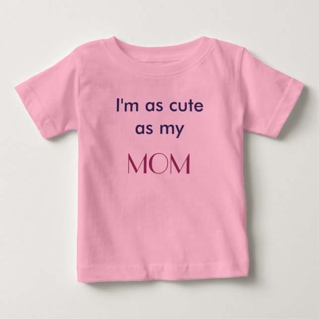 De Bebé Camiseta Mono como mi Mamá (Anverso)