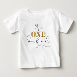 De Bebé Camiseta Mr. Onederful Baby