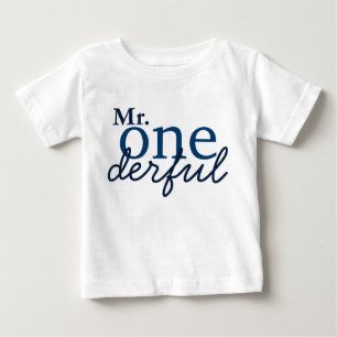 De Bebé Camiseta Mr Onederful Baby