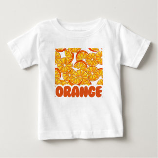 De Bebé Camiseta naranja