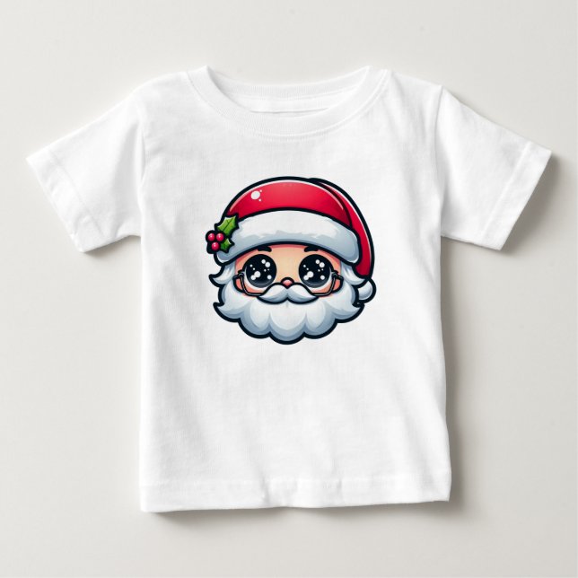 De Bebé Camiseta navidad para niños (Anverso)