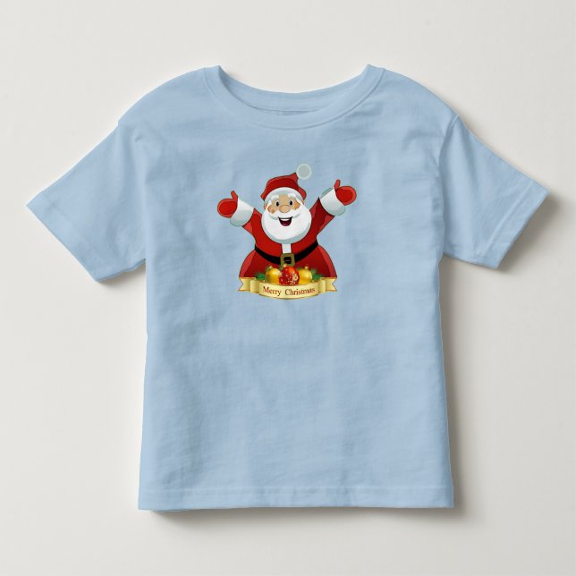 De Bebé Camiseta navideña (Anverso)