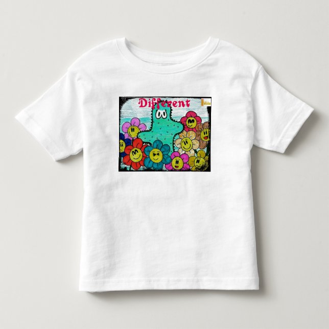De Bebé Camiseta niño "Different" (Anverso)