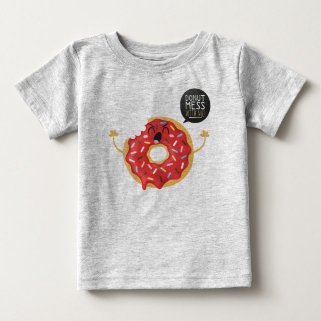 De Bebé Camiseta Niño Donut Mess Conmigo (Anverso)