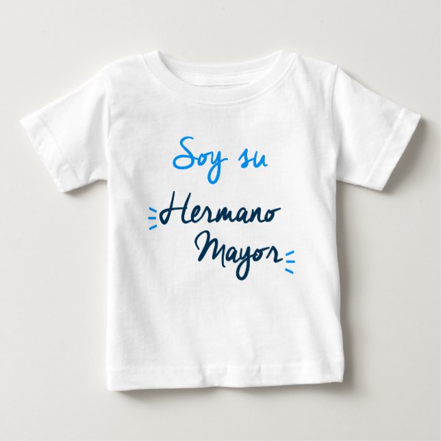 De Bebé Camiseta niño Hermano Mayor (Anverso)
