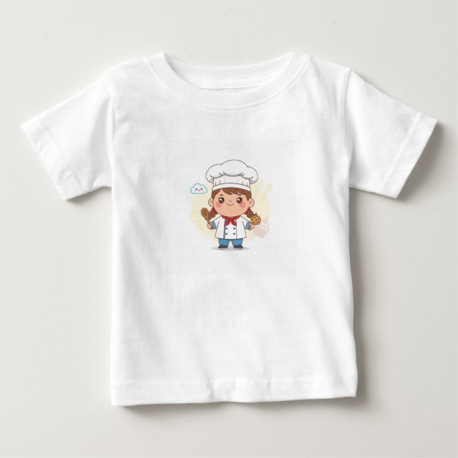 De Bebé Camiseta Niños Lindos  (Anverso)