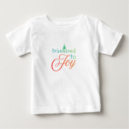 De Bebé Camiseta nueva Recortada para Alegría