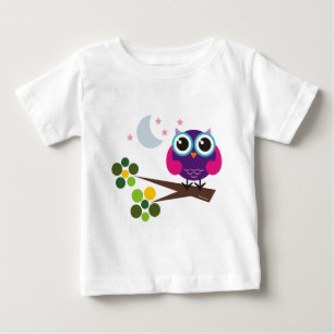 De Bebé Camiseta Oliver, el búho