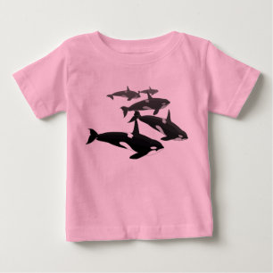 De Bebé Camiseta Orca Personalizada Orca Whale Shirt