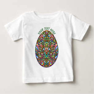 De Bebé Camiseta Orgánica para Niños con Diseño Psicodélic