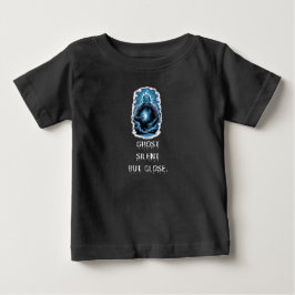 De Bebé Camiseta oscura azul - Fantasma silencioso pero ce