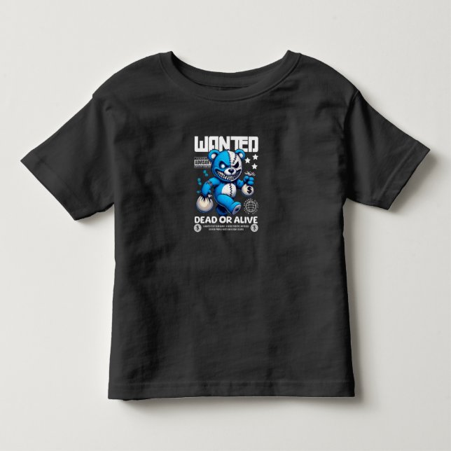 De Bebé Camiseta Oso Bandido Niño Genial - Divertida "Se B (Anverso)