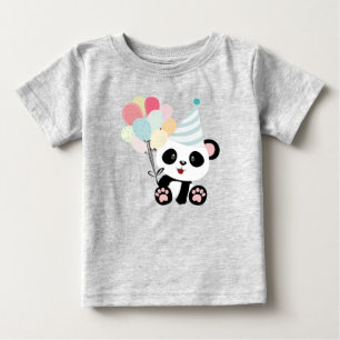 De Bebé camiseta panda