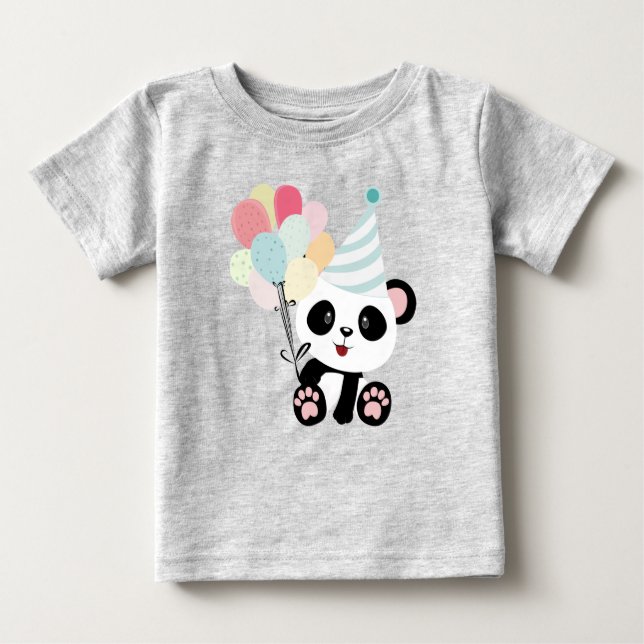 De Bebé camiseta panda (Anverso)