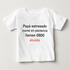 De Bebé Camiseta papá estresado