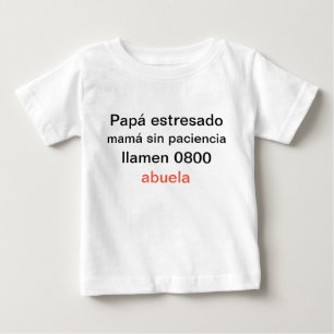 De Bebé Camiseta papá estresado