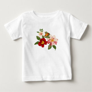 De Bebé Camiseta para bebés con dibujos florales